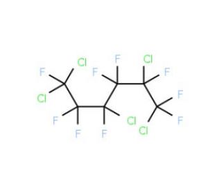 Nonafluoro-1,1,3,5,6-pentachlorohexane (CAS 307-26-6) - chemical structure image