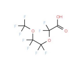 Nonafluoro-3,6-dioxaheptanoic acid (CAS 151772-58-6) - chemical structure image