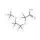 Nonafluoro-3,6-dioxaheptanoic acid (CAS 151772-58-6) - chemical structure image