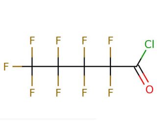 Nonafluoropentanoyl chloride (CAS 375-60-0) - chemical structure image