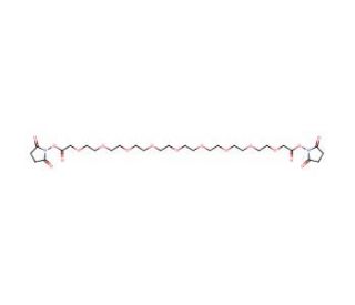 Nonaoxanonacosanedioic Acid Bis(N-Hydroxysuccinimide) Ester - chemical structure image