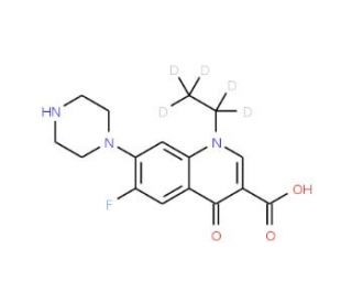 Norfloxacin-d5 (CAS 1015856-57-1) - chemical structure image