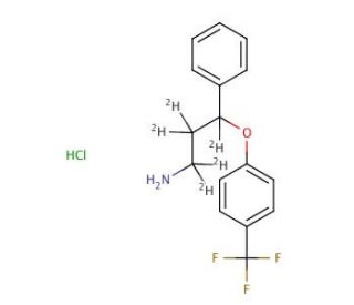 Norfluoxetine-d5 Hydrochloride (CAS 1185132-92-6) - chemical structure image