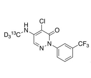 Norflurazon-13C,d3 (CAS 1346603-47-1) - chemical structure image