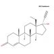 Norgestrel (CAS 6533-00-2) - chemical structure image