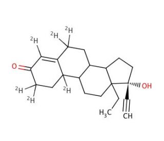 Norgestrel-d6 (CAS 6533-00-2 (unlabeled)) - chemical structure image
