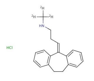 Nortriptyline-d3 Hydrochloride (CAS 203784-52-5) - chemical structure image