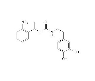 NPEC-caged-dopamine (CAS 1257326-23-0) - chemical structure image