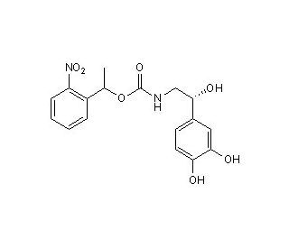NPEC-caged-noradrenalin (CAS 1257323-83-3) - chemical structure image