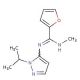 N′-(1-isopropyl-1H-pyrazol-5-yl)-N-methylfuran-2-carboximidamide (CAS 1006463-47-3) - chemical structure image