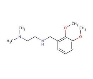 N&prime;-(2,3-Dimethoxy-benzyl)-N,N-dimethyl-ethane-1,2-diamine - chemical structure image