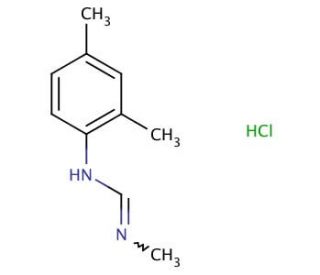 N&prime;-(2,4-Dimethylphenyl)-N-methylformamide Hydrochloride - chemical structure image