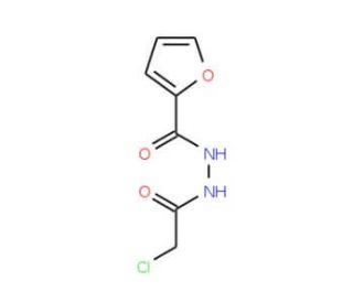 N&prime;-(2-chloroacetyl)-2-furohydrazide - chemical structure image
