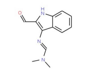 N&prime;-(2-Formyl-1H-indol-3-yl)-N,N-dimethylimidoformamide - chemical structure image