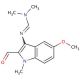 N′-(2-Formyl-5-methoxy-1-methyl-1H-indol-3-yl)-N,N-dimethylimidoformamide - chemical structure image
