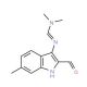 N′-(2-Formyl-6-methyl-1H-indol-3-yl)-N,N-dimethylimidoformamide - chemical structure image