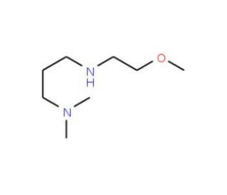 N&prime;-(2-methoxyethyl)-N,N-dimethylpropane-1,3-diamine (CAS 84176-68-1) - chemical structure image