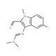 N′-(5-Fluoro-2-formyl-1-methyl-1H-indol-3-yl)-N,N-dimethylimidoformamide - chemical structure image