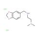 N′-Benzo[1,3]dioxol-5-ylmethyl-N,N-dimethyl-ethane-1,2-diamine dihydrochloride - chemical structure image