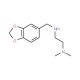 N′-Benzo[1,3]dioxol-5-ylmethyl-N,N-dimethyl-ethane-1,2-diamine - chemical structure image