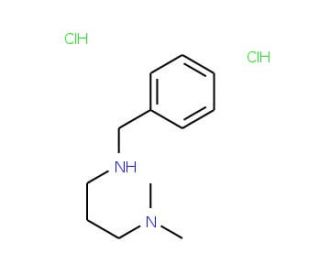 N&prime;-benzyl-N,N-dimethylpropane-1,3-diamine dihydrochloride (CAS 32857-22-0) - chemical structure image