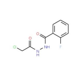 N&prime;-(chloroacetyl)-2-fluorobenzohydrazide - chemical structure image