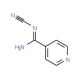 N′-Cyanopyridine-4-carboximidamide (CAS 23275-43-6) - chemical structure image