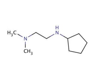 N&prime;-Cyclopentyl-N,N-dimethyl-ethane-1,2-diamine (CAS 938459-03-1) - chemical structure image