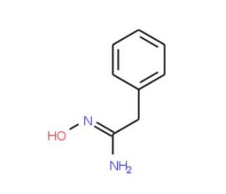 N&prime;-Hydroxy-2-phenylethanimidamide (CAS 19227-11-3) - chemical structure image