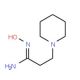 N′-hydroxy-3-(piperidin-1-yl)propanimidamide (CAS 98487-57-1) - chemical structure image
