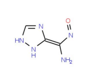 N&prime;-hydroxy-4H-1,2,4-triazole-3-carboximidamide - chemical structure image