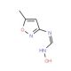 N′-Hydroxy-N-(5-methylisoxazol-3-yl)iminoformamide - chemical structure image