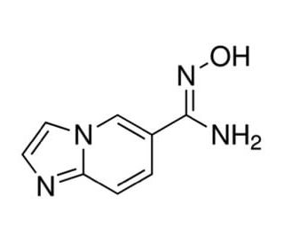 N&prime;-Hydroxyimidazo[1,2-a]pyridine-6-carboximidamide (CAS 885950-24-3) - chemical structure image