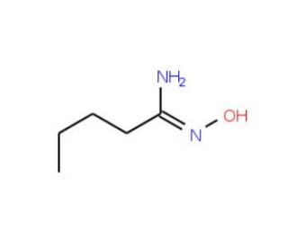 N&prime;-hydroxypentanimidamide - chemical structure image