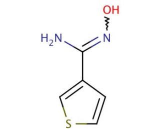 N&prime;-hydroxythiophene-3-carboximidamide (CAS 58905-71-8) - chemical structure image
