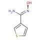 N′-hydroxythiophene-3-carboximidamide (CAS 58905-71-8) - chemical structure image