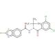 N′-tert-butyl-2-chloro-N′-(3,5-dichlorobenzoyl)benzo[d]thiazole-6-carbohydrazide - chemical structure image