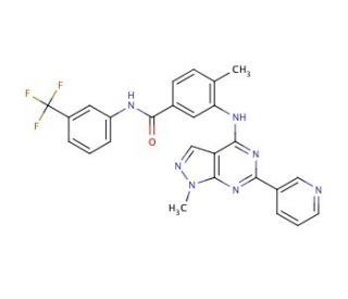 NVP-BHG712 (CAS 940310-85-0) - chemical structure image