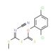 O-(2,5-Dichlorophenyl) S-[cyanamide(methylthio)-methyl] carbonodithioate - chemical structure image