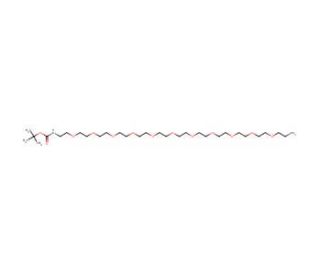 O-(2-Aminoethyl)-O&prime;-[2-(Boc-amino)ethyl]decaethylene glycol (CAS 890091-42-6) - chemical structure image