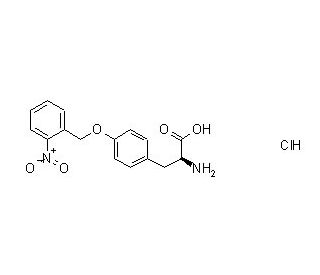 O-(2-Nitrobenzyl)-L-tyrosine Hydrochloride (CAS 207727-86-4) - chemical structure image