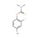 O-(4-Bromo-2-fluorophenyl) dimethylthiocarbamate (CAS 190648-99-8) - chemical structure image