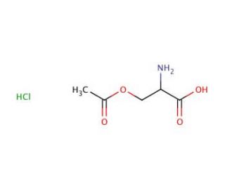 O-Acetyl-L-serine hydrochloride (CAS 66638-22-0) - chemical structure image