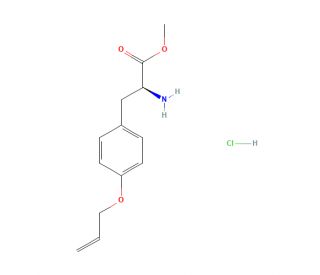 O-Allyl-L-tyrosine methyl ester hydrochloride (CAS 138535-28-1) - chemical structure image