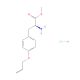 O-Allyl-L-tyrosine methyl ester hydrochloride (CAS 138535-28-1) - chemical structure image