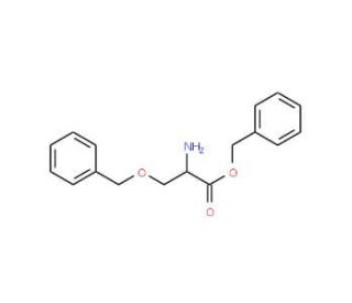 O-Benzyl-(D)-serine benzyl ester (CAS 21948-10-7) - chemical structure image