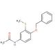 O-Benzyl-S-methyl-3-thioacetaminophen (CAS 1076198-94-1) - chemical structure image