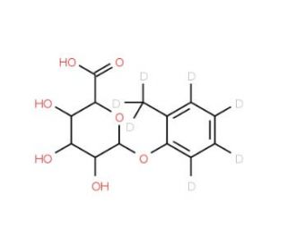 o-Cresol-d7 &beta;-D-Glucuronide - chemical structure image