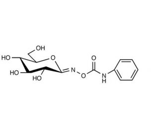O-(D-Glucopyranosylidene)amino N-Phenylcarbamate (CAS 104012-84-2) - chemical structure image