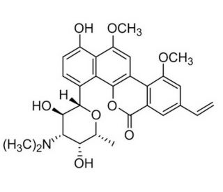 O-Deacetylravidomycin (CAS 88580-27-2) - chemical structure image